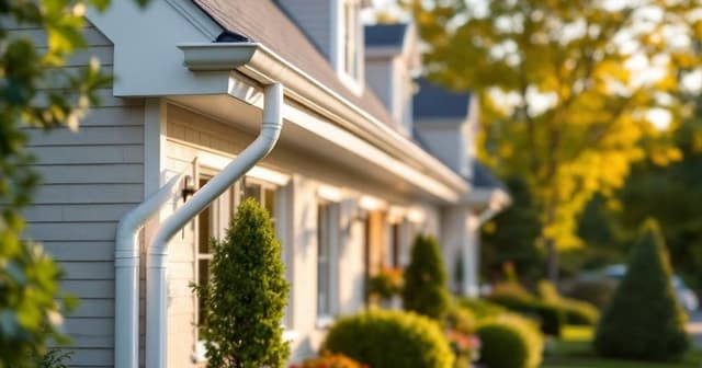 Kaycan Classic Half-Round Vinyl Rainware Gutter by Kaycan