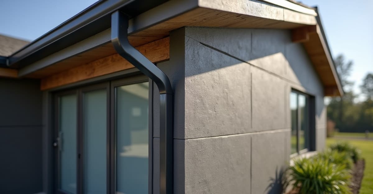 EasyTrim Reveals® aluminum trim system installed on fiber cement panel siding