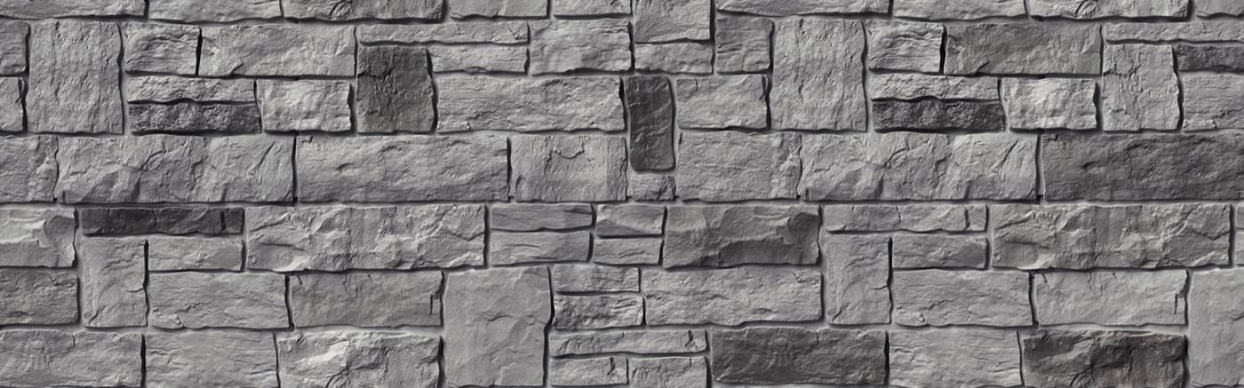 NovikStone AC Artisan Cut stone veneer panels in castle colour on residential exterior cladding