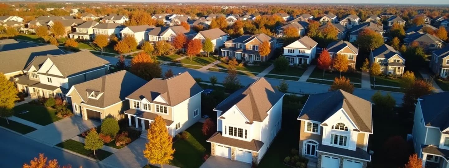 Ontario residential neighbourhood served by Pro Materials exterior building supply