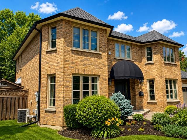 Brick Home Exterior - Trim, Soffit & Windows
