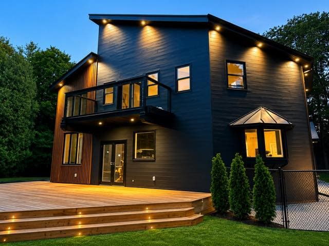 Modern Black Board & Batten New Build
